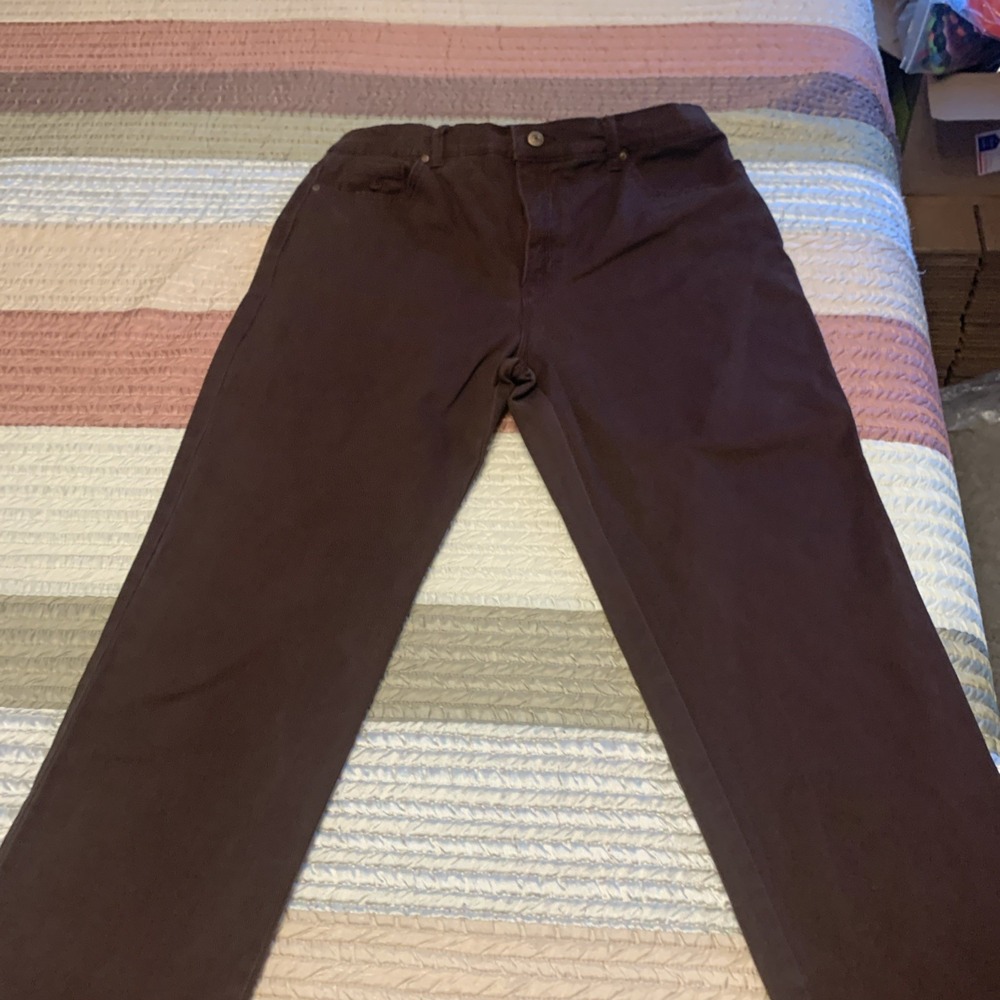 Gloria Vanderbilt amanda jeans, 14 petite Brown